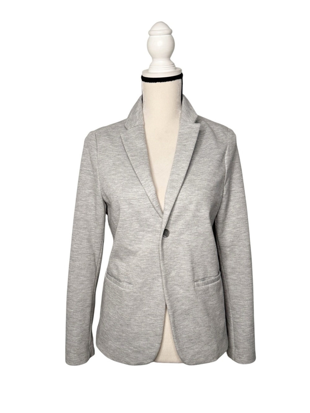 Zara Heather Gray Single Button Blazer Girls Size 13-14